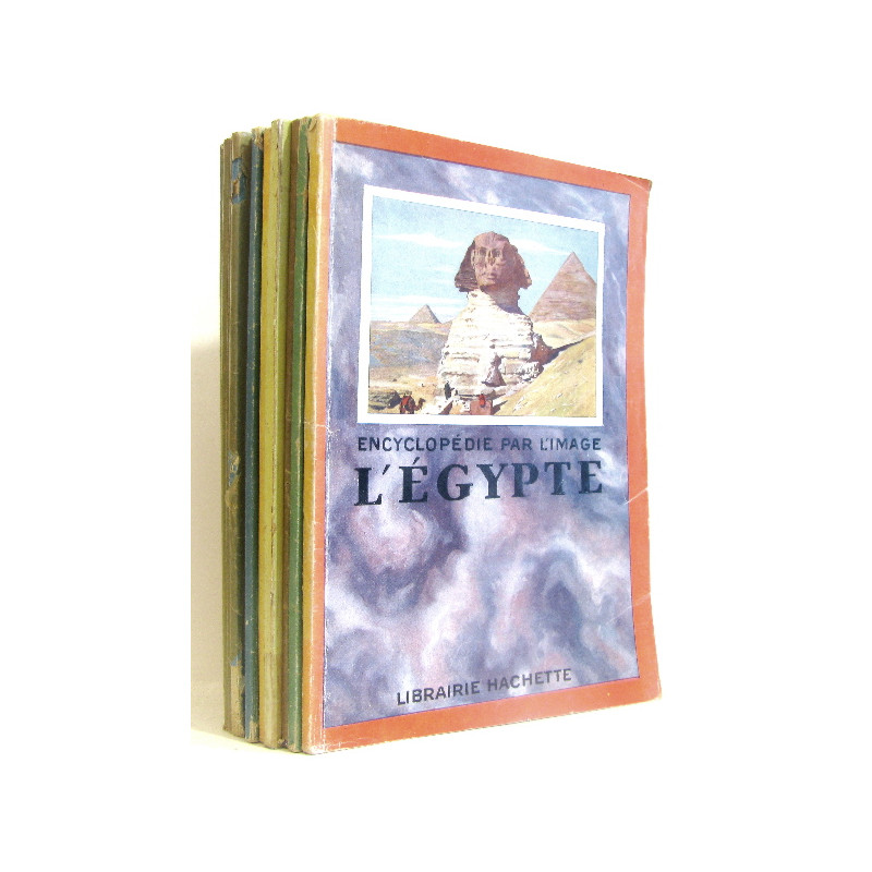 11 volumes. Encyclopédie par l'Image , l'Egypte - le monde...