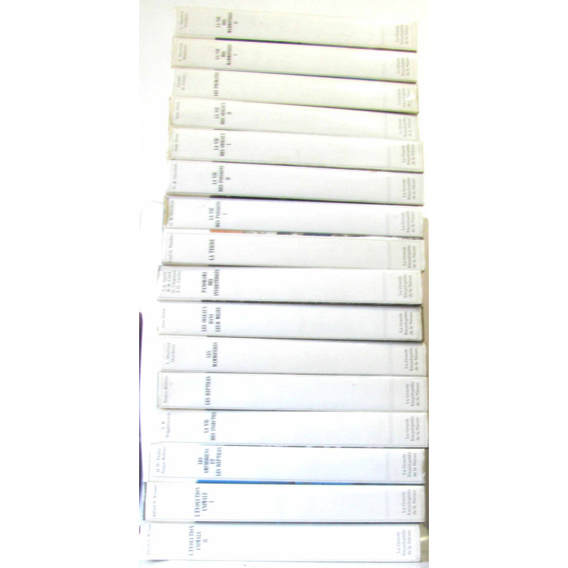 Lots de 16 volumes de la collection: La grande encyclopédie de la...
