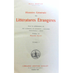 Histoire générale des littératures étrangères (2 volumes)