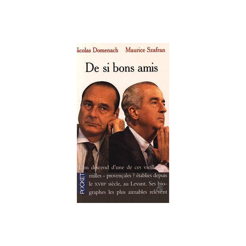 De Si Bons Amis la Droite Dechiree
