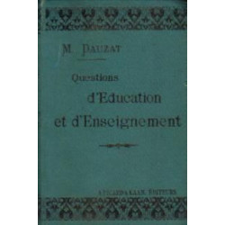 Questions d'éducation et d'Enseignement