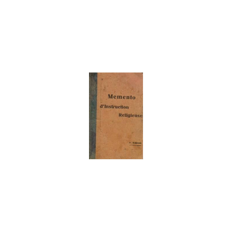 Mémento d'instruction religieuse