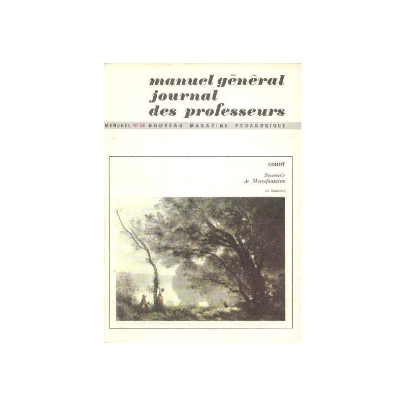Manuel général des professeurs n°58