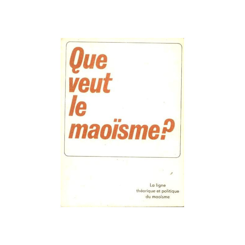 Que veut le naoïsme