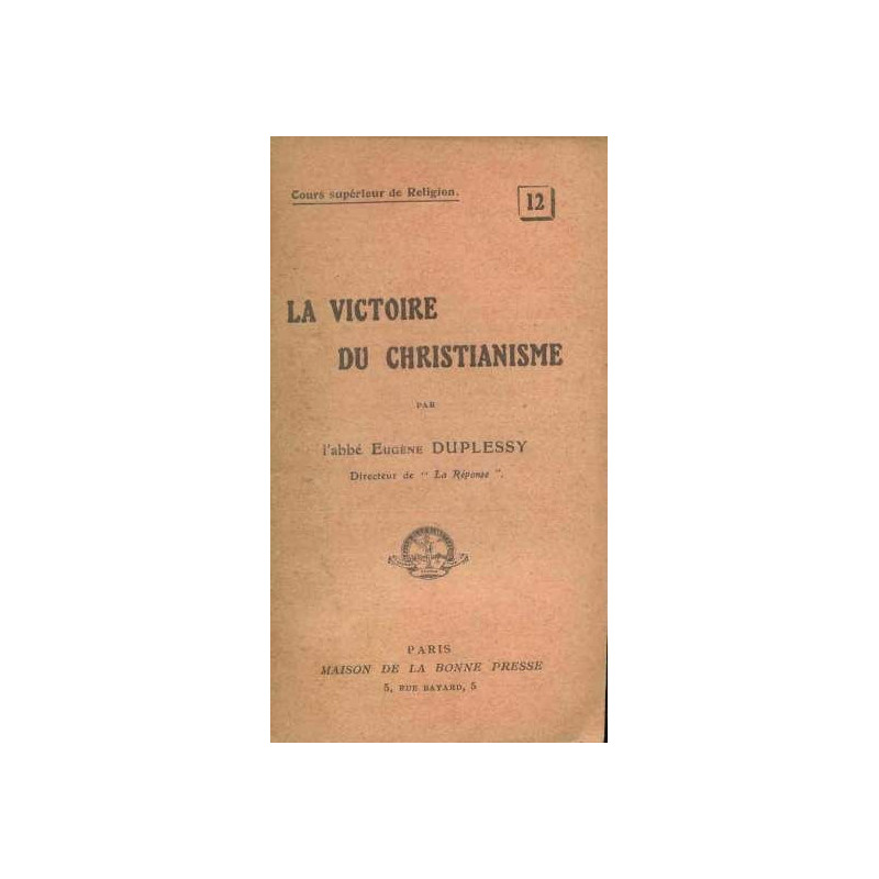 La victoire du christianisme