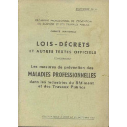 Lois-decrets et autres textes officiels concerant les mesures de...
