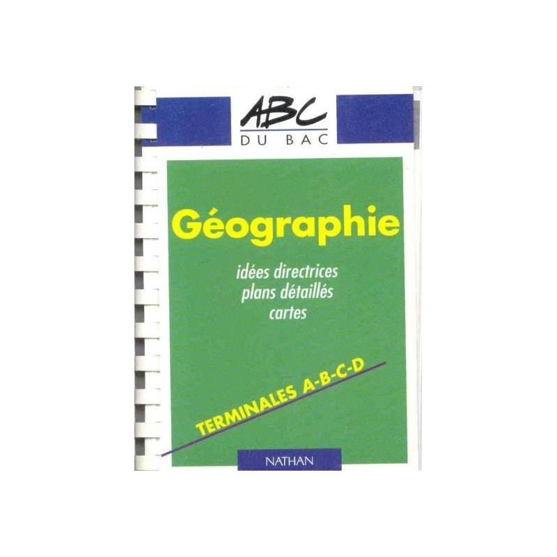Geographie terminales a-b-c-d