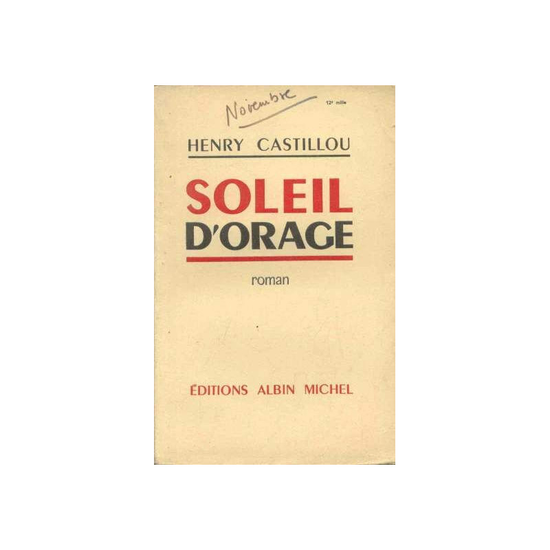 soleil d'orage