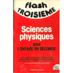 Sciences physiques pour l'entree en 2eme