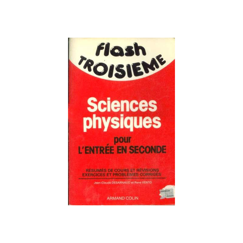Sciences physiques pour l'entree en 2eme