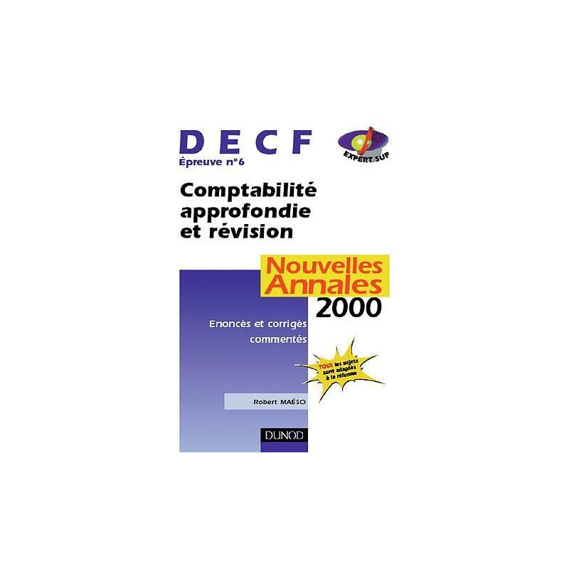 Comptabilité approfondie et révision DECF