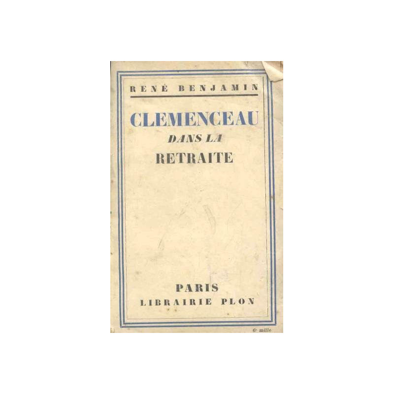 Clémenceau dans la retraite