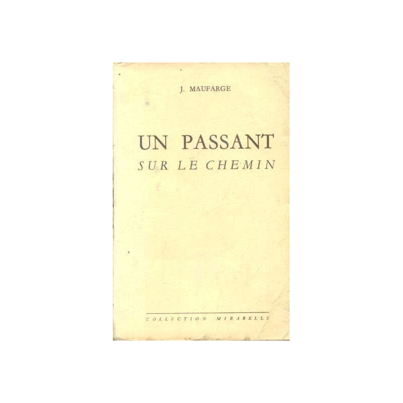 un passant sur le chemin