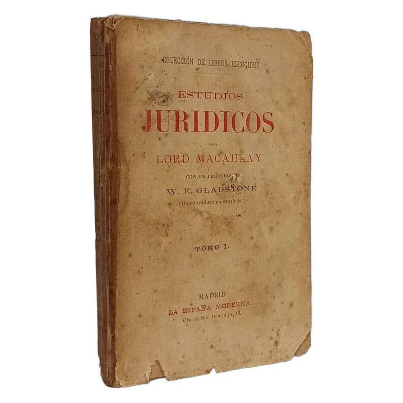 Estudios jurídicos Tome 1
