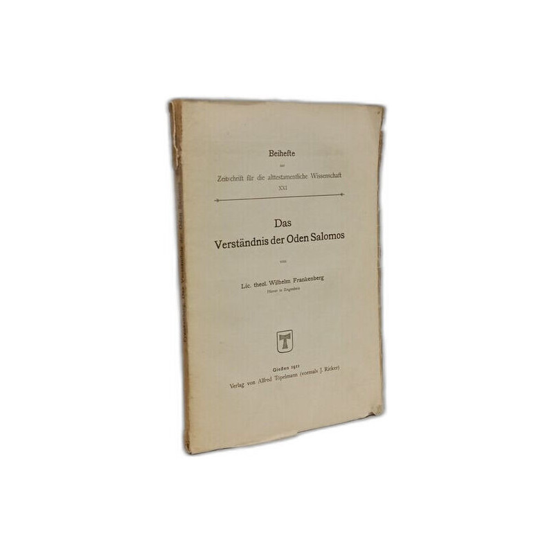 Das Verständnis der Oden Salomos