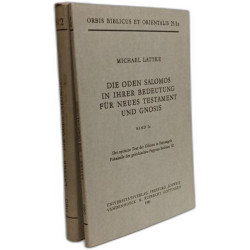 Die Oden Salomos in ihrer Bedeutung für Neues Testament und Gnosis...