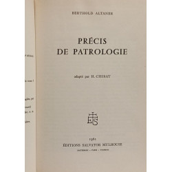 Précis de patrologie