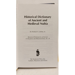 Historical Dictionary of Ancient and Medieval Nubia (Historical...