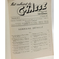 Les Cahiers de Chasse - 2e trimestre 1951