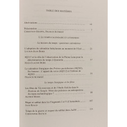 Le Temps Et Les Temps: Dans Les Littératures Juives Et Chrétiennes...