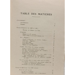 Essai d'interprétations des fouilles opérées au château de Fougères