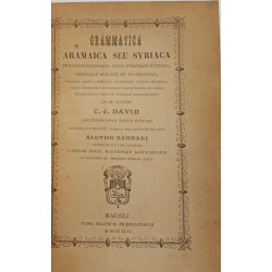 Grammatica aramaica seu syriaca