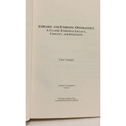 Amharic And Ethiopic Onomastics: A Classic Ethiopian Legacy...