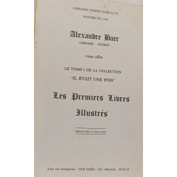Les Premiers Livres Illustrés Tome 1
