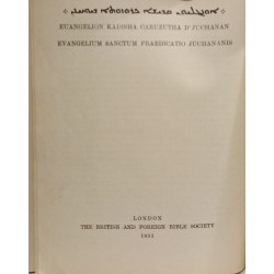 Euangelion Kadisha Caruzutha d'Juchanan. Evangelium Sanctum...