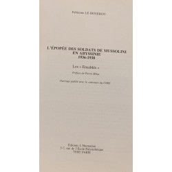 L'épopée des soldats de Mussolini en Abyssinie 1936-1938