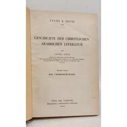 Geschichte der christlichen arabischen Literatur