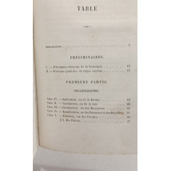 Botanique et physiologie végétale