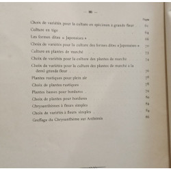 Les différentes cultures du chrysanthème - 3e édition