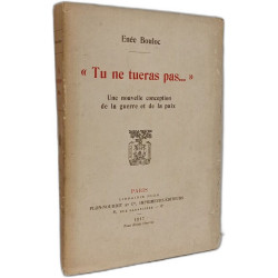 « Tu ne tueras pas... »