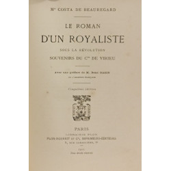 Le Roman d'un royaliste: Souvenirs du Cte de Virieu - 5e édition