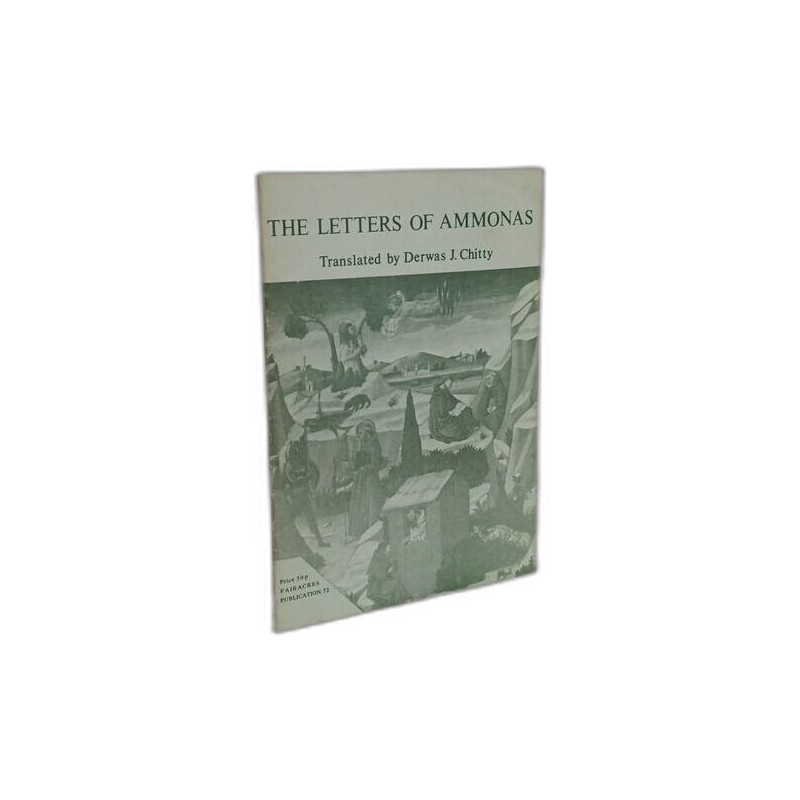 Letters of Ammonas Successor of Saint Anthony (Fairacres Publications)