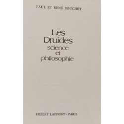 Les Druides science et philosophie