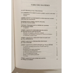 L'oeuvre d'un orientaliste André Caquot 1923-2004
