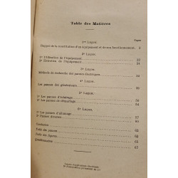 Cours sur l'électricité dans l'automobile en six leçons :...
