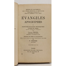 Evangiles Apocryphes. 1: Protévangile de Jacques Pseudo-Matthieu...
