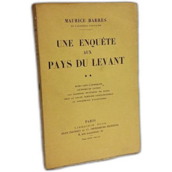 Une enquête aux pays du Levant