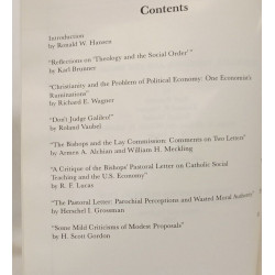 Economics Theology and the Social Order