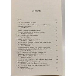 Networks and Organizations: Structure Form and Action