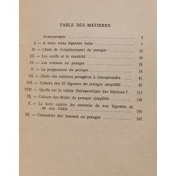 Le potager simplifié