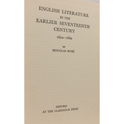 English Literature in the Earlier Seventeenth Century