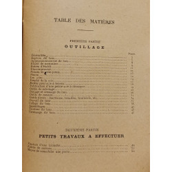 Le travail du bois à la maison