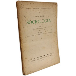 Sociología - VI el cruce de los circulos sociales VII el pobre /...