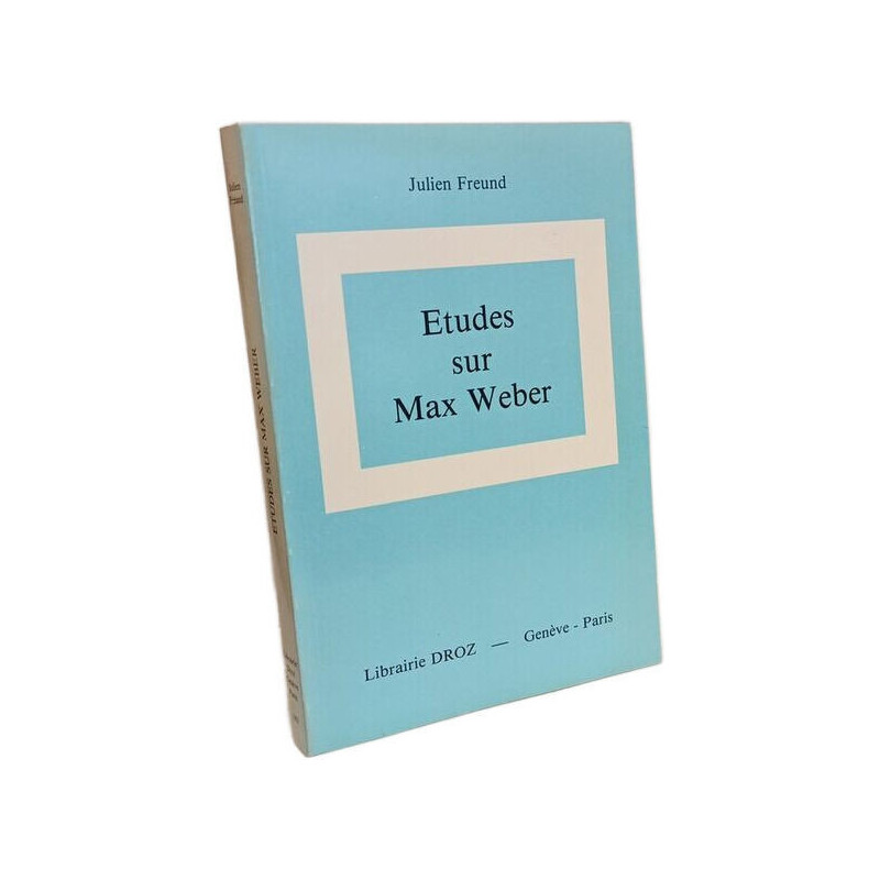 Études sur Max Weber