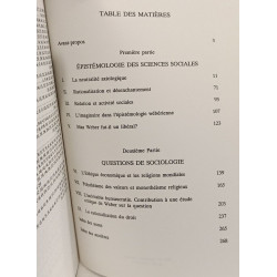 Études sur Max Weber
