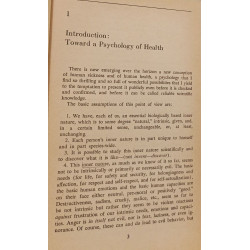 Toward a Psychology of Being